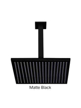 Meir SQUARE Ceiling Shower 300mmRose, 200mm Dropper